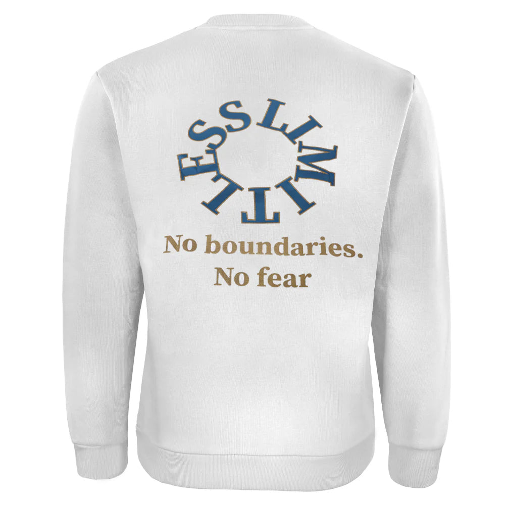 ACTIV GRAPHIC R.NECK SWEATSH - WHITE