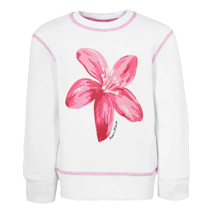 ACTIV GRAPHIC R.NECK SWEATSH - WHITE