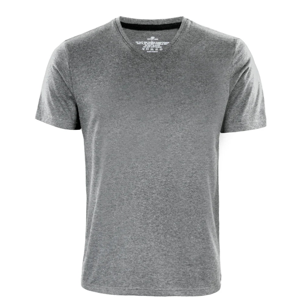 ACTIV BASIC V.NECK T-SHIRT - GRAY